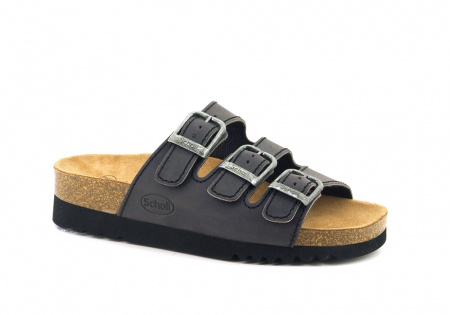 Scholl Rio 22 Special Sandal - Mrkgr (Dam) i gruppen Vrdskor / Skotyper / Sandaler utan hlrem / Dam hos shoemed.se (GRA_8004373302381_15147r)