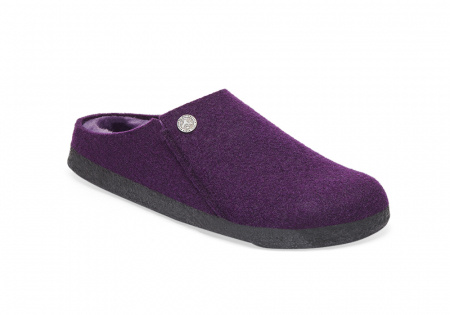 Birkenstock Zermatt, Smal lst, Toffel - Lila (Dam) i gruppen Fritidsskor / Skotyper / Tofflor / Dam hos shoemed.se (LILA_4066648526261_1027r)