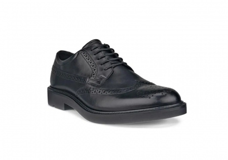 ECCO Metropole London Wingtip Snrsko - Svart (Herr) i gruppen Fritidsskor / Skotyper / Dressade skor / Herr hos shoemed.se (SVART_194891366281_5256r)