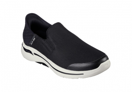 Skechers Mens Go Walk Arch Fit Slip-on - Svart/Vit (Herr) i gruppen Yrkesgrupper / Yrke / Skolor / Herr hos shoemed.se (SVART_196642414562_2162r)