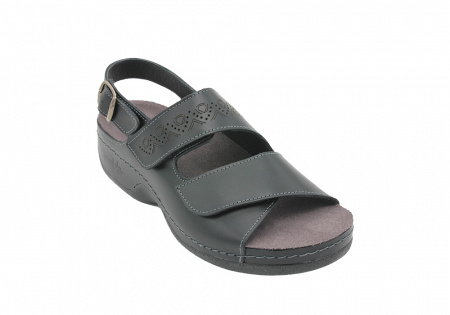 Embla 2464 Sandal - Svart (Dam) i gruppen Vrdskor / Skotyper / Sandaler med hlrem / Dam hos shoemed.se (SVART_7330022241222_246r)