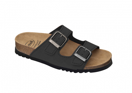 Scholl Malaren Low Sandal - Svart (Dam) i gruppen Vrdskor / Skotyper / Sandaler utan hlrem / Dam hos shoemed.se (SVART_8004373386374_F31r)