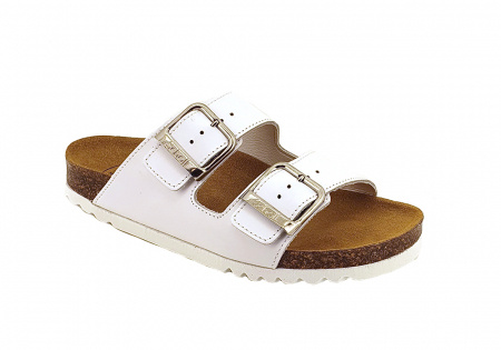 Scholl Malaren Low Sandal - Vit (Dam) i gruppen Vrdskor / Skotyper / Sandaler utan hlrem / Dam hos shoemed.se (VIT_8004373472824_F3107r)