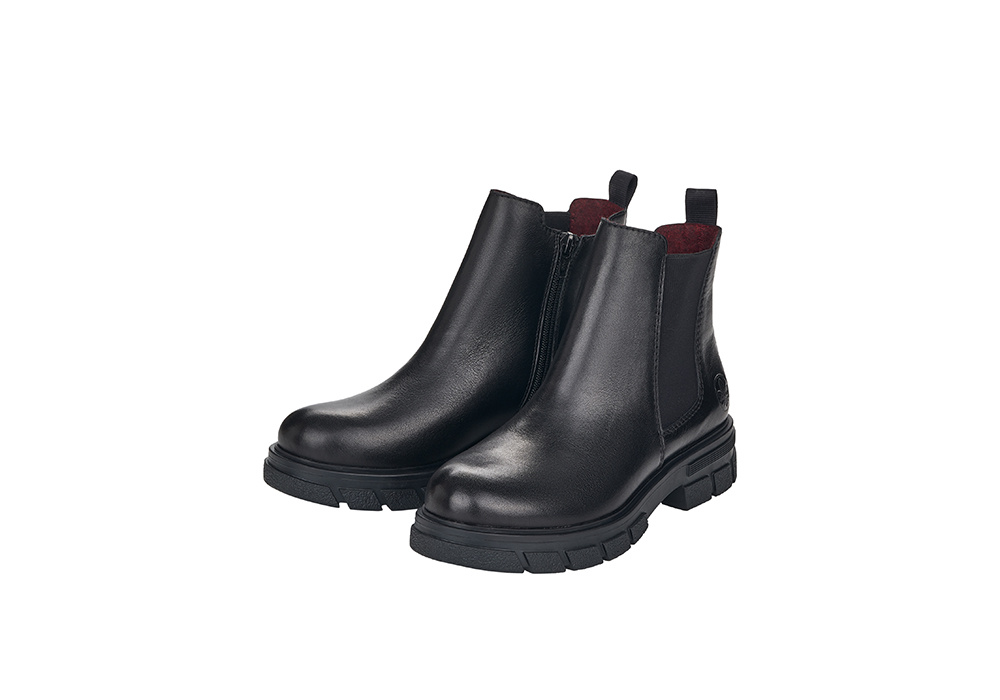 Rieker Z9150-00 Boots - Svart (Dam) i gruppen Fritidsskor / Skotyper / Boots / Dam hos shoemed.se (SVART_4060596249517_Z91r)