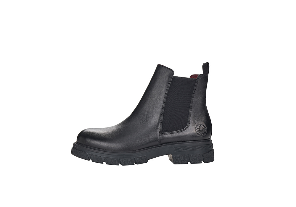 Rieker Z9150-00 Boots - Svart (Dam) i gruppen Fritidsskor / Skotyper / Boots / Dam hos shoemed.se (SVART_4060596249517_Z91r)