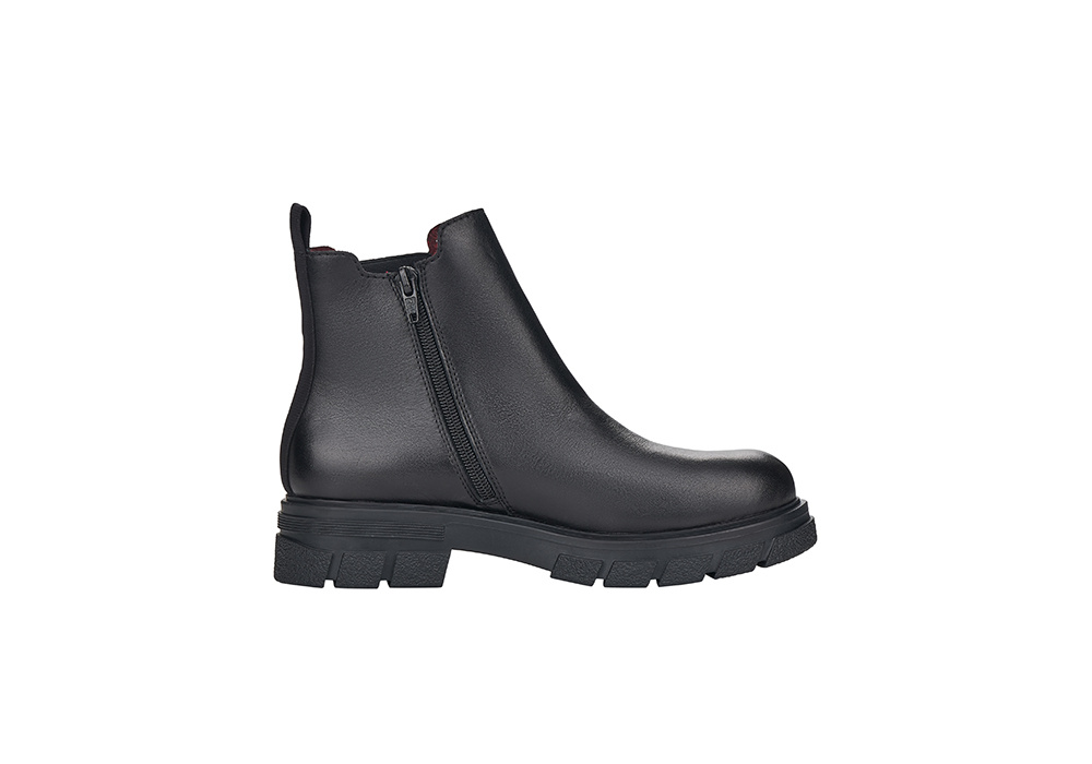 Rieker Z9150-00 Boots - Svart (Dam) i gruppen Fritidsskor / Skotyper / Boots / Dam hos shoemed.se (SVART_4060596249517_Z91r)