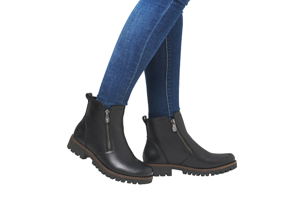 Rieker 78556-00 Boots - Svart (Dam) i gruppen Fritidsskor / Skotyper / Boots / Dam hos shoemed.se (SVART_4061811380466_785r)