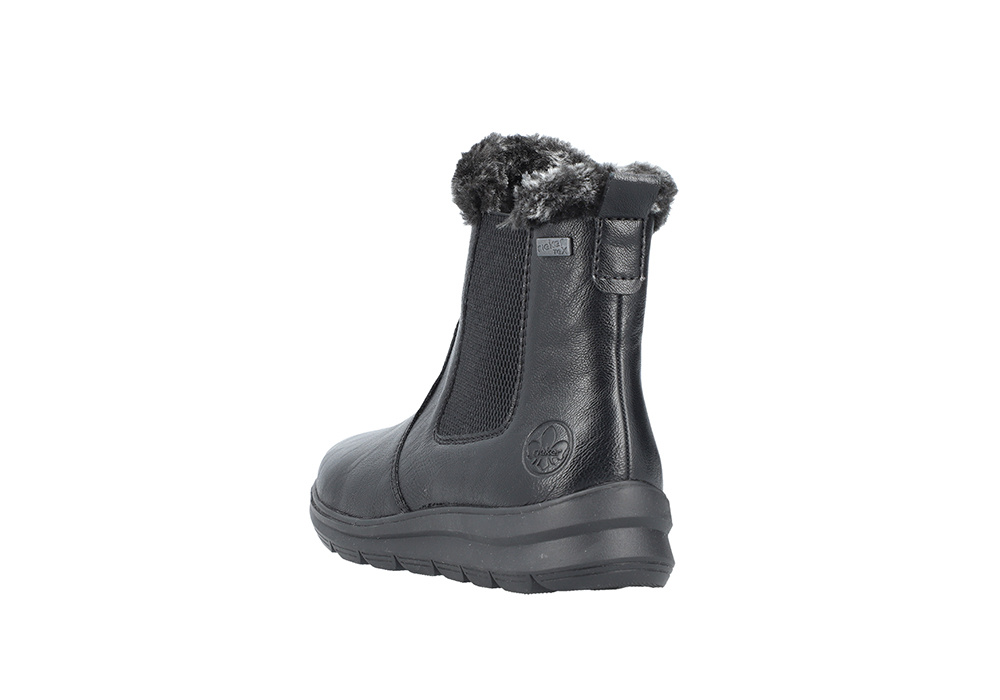 Rieker Z0061-00 Boots - Svart (Dam) i gruppen Fritidsskor / Skotyper / Boots / Dam hos shoemed.se (SVART_4061811618910_Z00r)