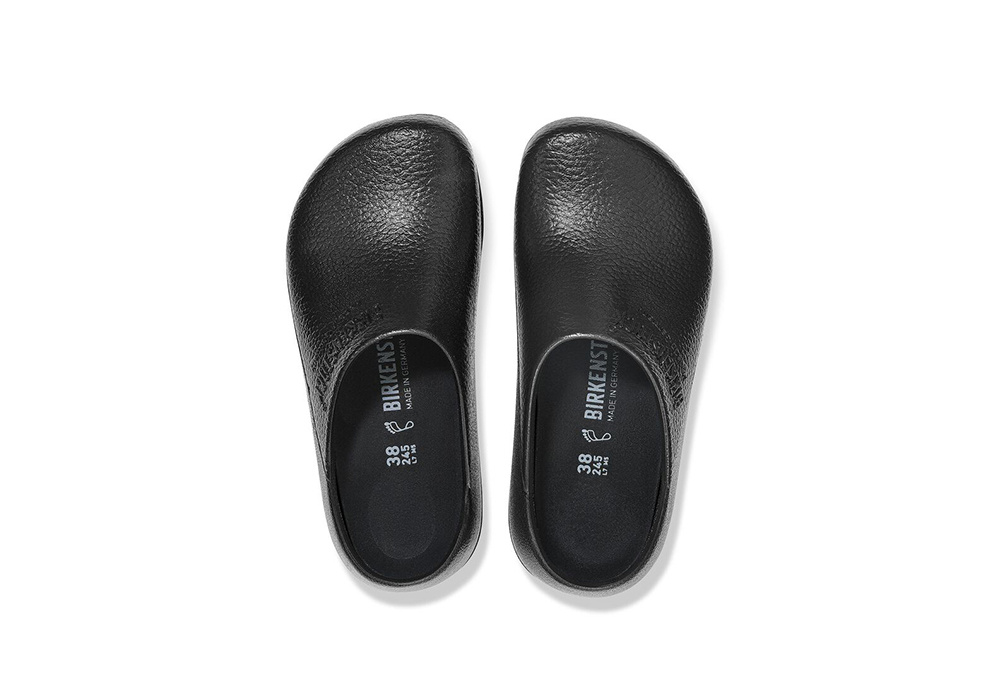 Birkenstock Super-Birki PU Toffel - Svart (Unisex) i gruppen Vrdskor / Skotyper / Mjuktofflor / Herr hos shoemed.se (SVART_4066648292821_102r)