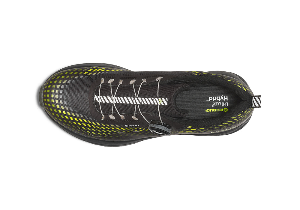 Icebug NewRun M BUGrip GTX Promenadsko - Svart (Herr) i gruppen Fritidsskor / Skotyper / Promenadskor / Herr hos shoemed.se (SVART_7310710329746_G18r)